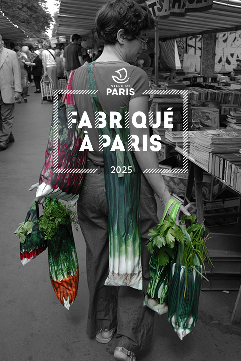 sacs de courses Maron Bouillie Fabriqué à Paris